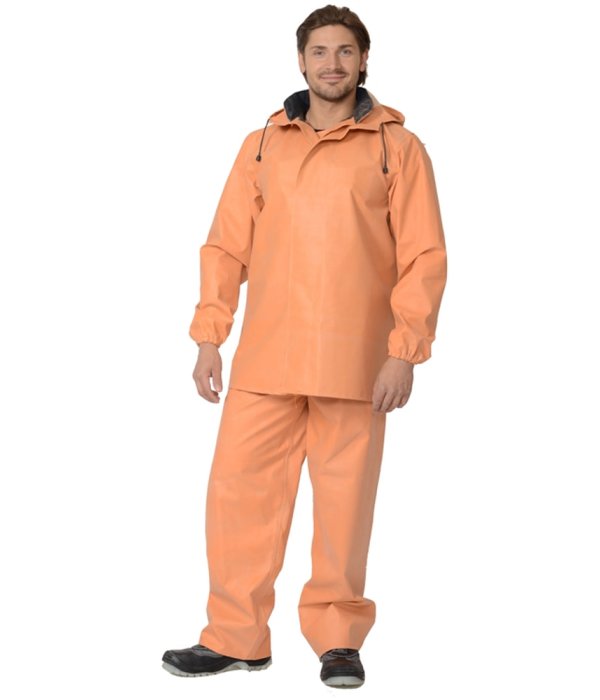 Костюм рыбака (500 гр/м2) (тип Рокон-Букса) оранжевый