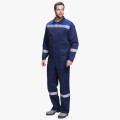 Костюм летний мужской Лигор-2 СОП CH (тк.Смесовая,210) полукомбинезон, тёмно-синий, васильковый