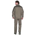 Костюм СИРИУС-ТОКИО куртка, брюки, тёмно-песочный с хаки, 265 г/м2, 100%ХБ
