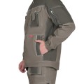 Костюм СИРИУС-ТОКИО куртка, брюки, тёмно-песочный с хаки, 265 г/м2, 100%ХБ
