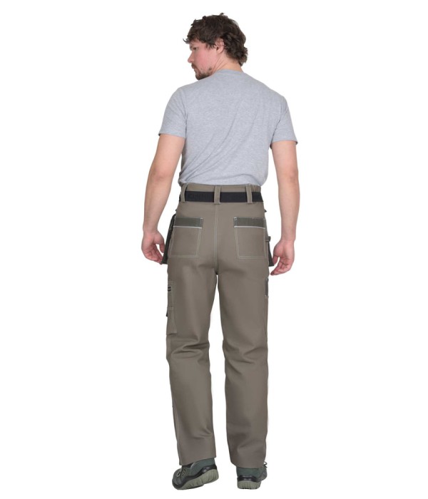 Костюм СИРИУС-ТОКИО куртка, брюки, тёмно-песочный с хаки, 265 г/м2, 100%ХБ
