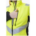 Куртка сигнальная летняя женская Brodeks KS229, жёлтый, чёрный