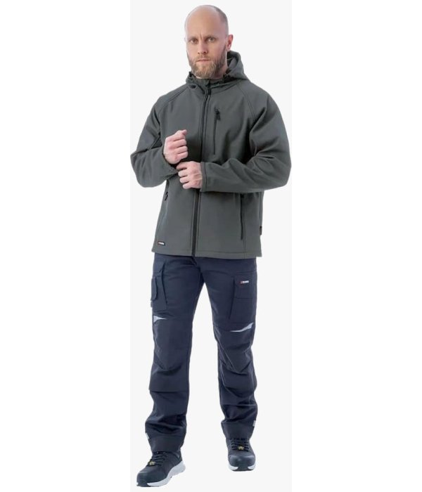 Куртка летняя мужская Софтшелл Brodeks KS232, серый
