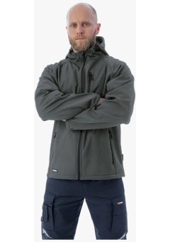 Куртка летняя мужская Софтшелл Brodeks KS232, серый
