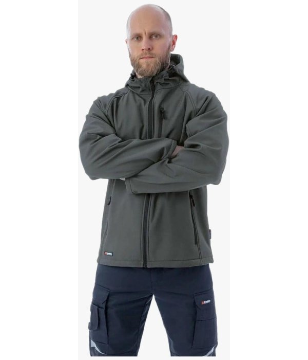 Куртка летняя мужская Софтшелл Brodeks KS232, серый