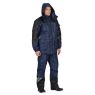 Костюм утеплённый мужской зимний "Сириус-Фотон", куртка, брюки, СОП 25 мм., цвет тёмно-синий с чёрным