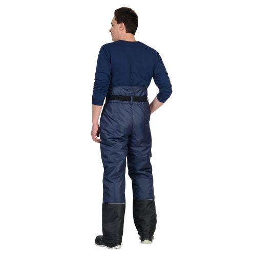 Костюм утеплённый мужской зимний "Сириус-Фотон", куртка, брюки, СОП 25 мм., цвет тёмно-синий с чёрным