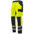 Брюки сигнальные летние мужские Brodeks KS313, жёлтый, чёрный