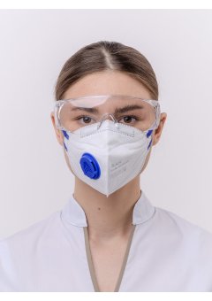 Респиратор складной DSK 5501 НК с клапаном, FFP2