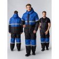 Костюм зимний Мегрес-2 СОП (тк.OxLine,90) п/к, васильковый/черный