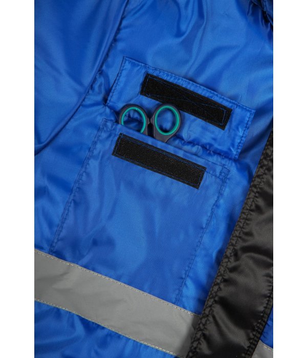 Костюм зимний Мегрес-2 СОП (тк.OxLine,90) п/к, васильковый/черный