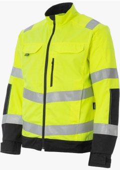 Куртка сигнальная летняя мужская Brodeks KS218, жёлтый, чёрный