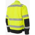 Куртка сигнальная летняя мужская Brodeks KS218, жёлтый, чёрный