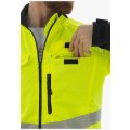 Куртка сигнальная летняя мужская Brodeks KS218, жёлтый, чёрный
