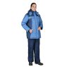Куртка женская зимняя "Сириус-Фристайл", цвет синий с голубым