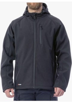Куртка летняя мужская Софтшелл Brodeks KS232, чёрный