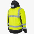 Куртка сигнальная зимняя женская Brodeks KW216, жёлтый, чёрный