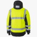 Куртка сигнальная зимняя женская Brodeks KW216, жёлтый, чёрный
