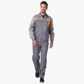 Костюм Союз-Профессионал-1 (тк. Балтекс, 240 гр/м2) брюки, серый, светло-серый, оранжевый
