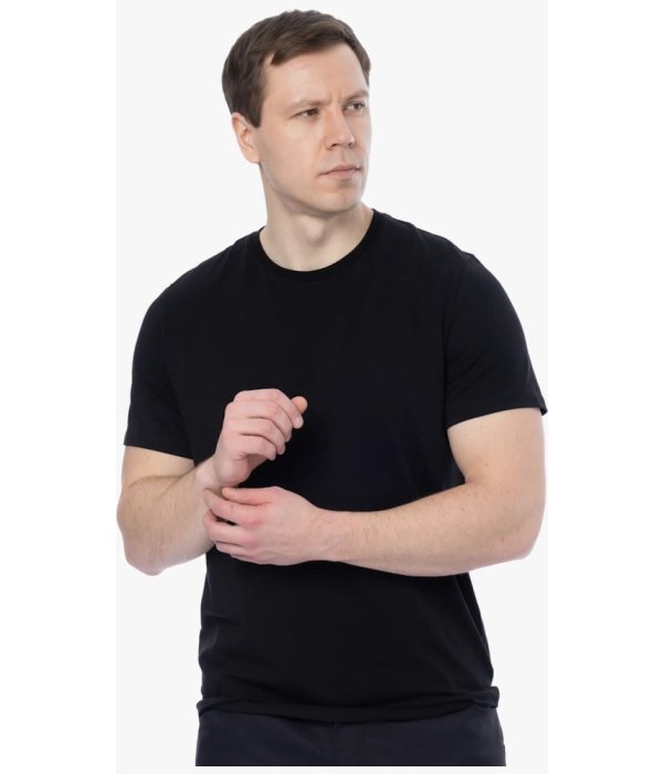 Футболка мужская Brodeks KS711, чёрный
