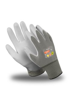 Перчатки Manipula Specialist® Микростатик (ESD) (нейл.+полиур.+медн.), MG-164