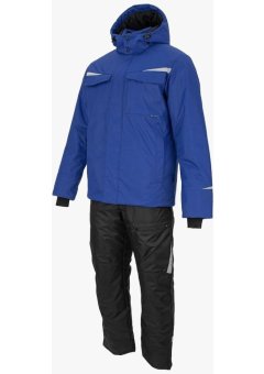Костюм зимний мужской Brodeks KW603, куртка, брюки, синий, чёрный