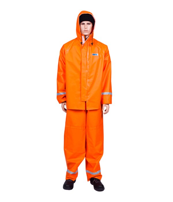 Костюм рыбака Fisherman`s WPL (500 гр/м2) оранжевый (ЧЗ)