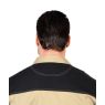 Костюм рабочий мужской летний "Сириус-Вест-Ворк", куртка, полукомбинезон, цвет бежевый с чёрным, пл. 275 г/кв.м