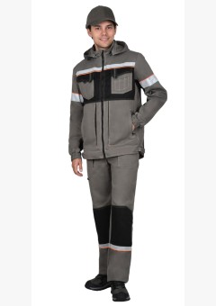Костюм СИРИУС-РАДОМИР куртка, брюки, оливковый, 245 г/м2, 65% ПЭ, 35% ХБ