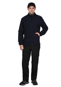 Куртка флисовая темно-синяя, 280 г/м2