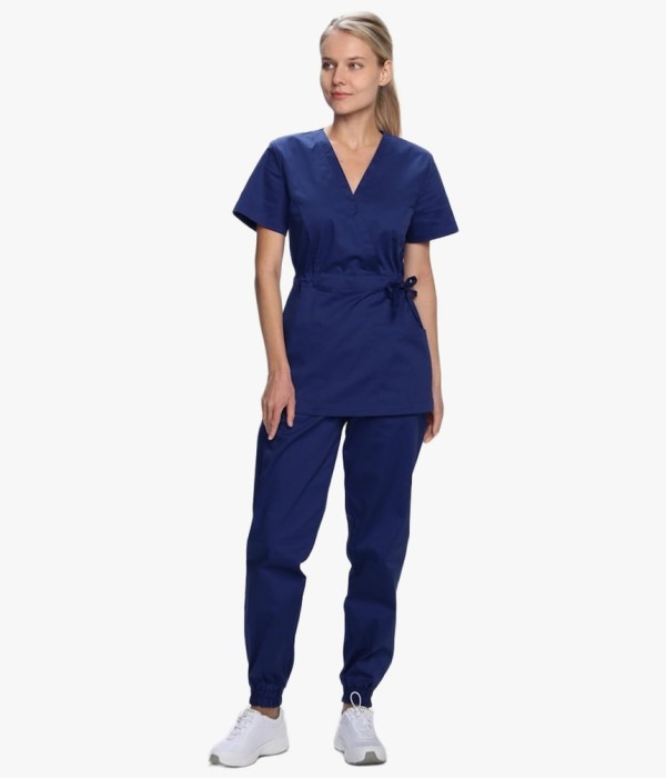 Костюм женский MedLine Марго (тк.Смесовая,145), тёмно-синий