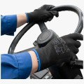 Перчатки ProfLineSpecialist нейлоновые с ПУ-покрытием, чёрный