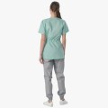 Костюм женский Симпл-001 (тк.Смесовая,120) MedLine, серый, мятный