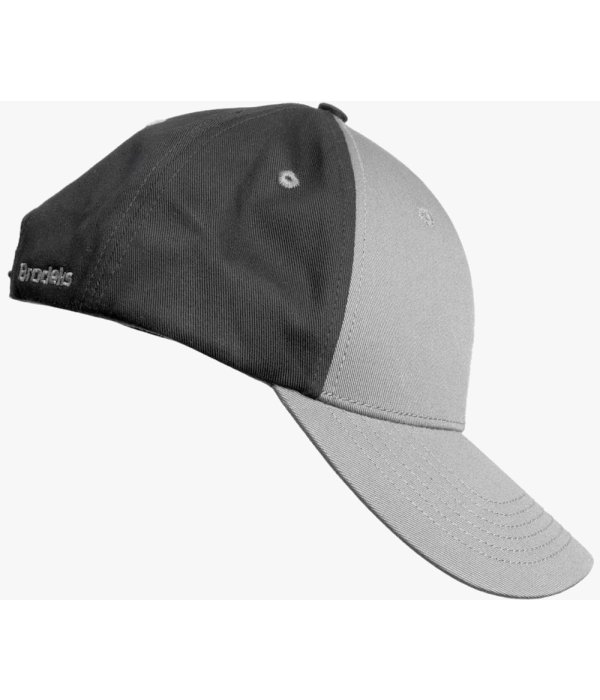 Бейсболка Brodeks KM130, серый, чёрный