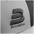 Бейсболка Brodeks KM130, серый, чёрный