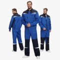 Костюм мужской Строй-2 CH МВО (тк.Смесовая,280) полукомбинезон, васильковый, тёмно-синий