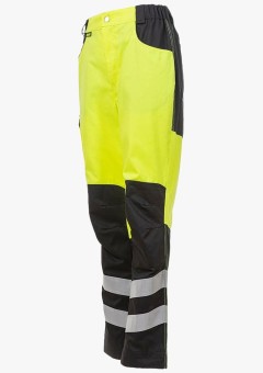 Брюки сигнальные летние женские Brodeks KS319, жёлтый, чёрный