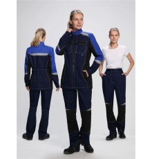 Костюм женский Формула-1 IMP (тк.Смесовая,240) брюки, т.синий/васильковый/черный