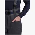 Костюм зимний мужской на пуговицах Квайл-1 СОП (тк.Смесовая,210) брюки, тёмно-серый, оранжевый