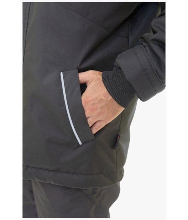 Куртка зимняя мужская Brodeks KW210, чёрный