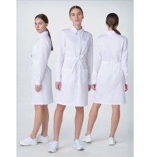 Халат женский Сансара-001 (тк.Смесовая,160) MedLine, белый