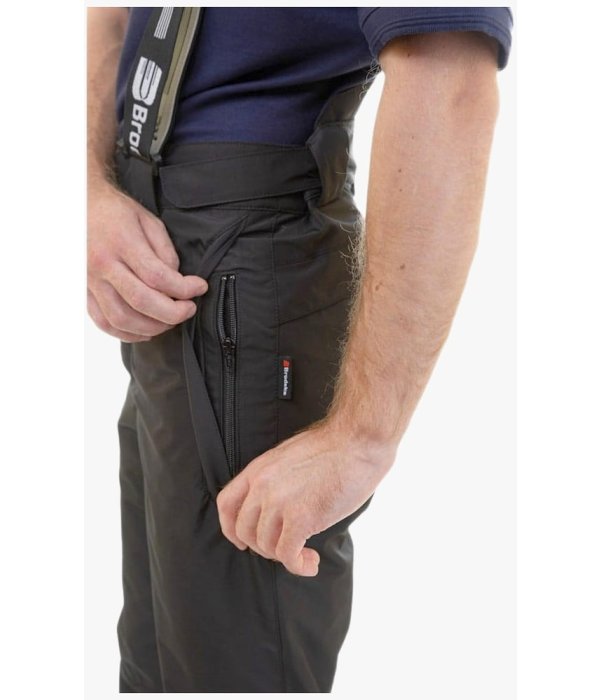 Брюки зимние мужские Brodeks KW306, чёрный