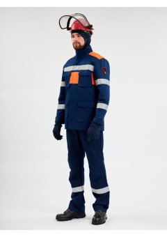 Костюм летний Энергия-Б (35,2 кал.), т.синий/оранжевый