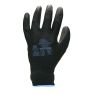 Перчатки Safeprotect НейпПол-Ч, нейлон, полиуретан, цвет чёрный
