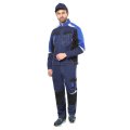 Куртка СИРИУС-ФАВОРИТ-МЕГА т.синий с черным и васильковым, СОП, 245 г/м2, 65%ПЭ, 35%ХБ