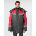 Куртка зимняя Лигор СОП (тк.OxLine,90), т.серый/красный
