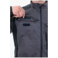 Куртка летняя мужская Brodeks KS202, серый, чёрный