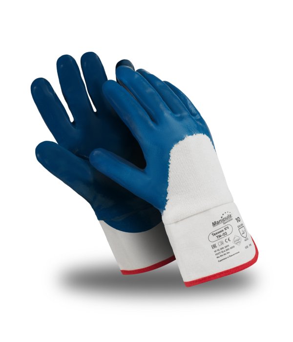 Перчатки Manipula Specialist® Техник КЧ (джерси+нитрил), TN-02/MG-225
