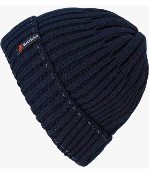 Шапка Brodeks fleece lining, тёмно-синий