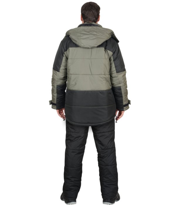 Костюм СИРИУС-ЕВРОПА куртка, брюки, оливковый с черным